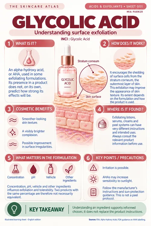 Preview of the Glycolic Acid sheet